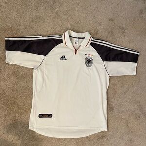 Authentic German Soccer Jersey (circa 2000) Adidas